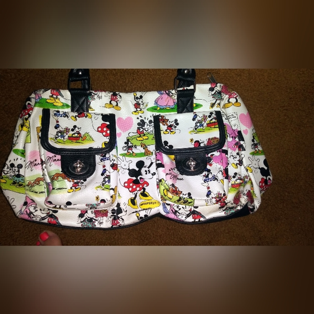 Mickey and Minnie Mouse purse